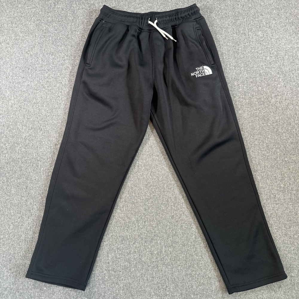 The North Face Fleece Lined‎ Sweatpants Joggers Black Logo Men's XXL Soft Shell